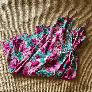 J. Crew Tropical Floral Wrap Dress